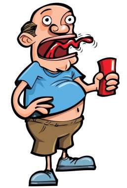 اسباب التجشؤ المفرط وانتفاخ البطن-burping man-التشافي بالغذاء
