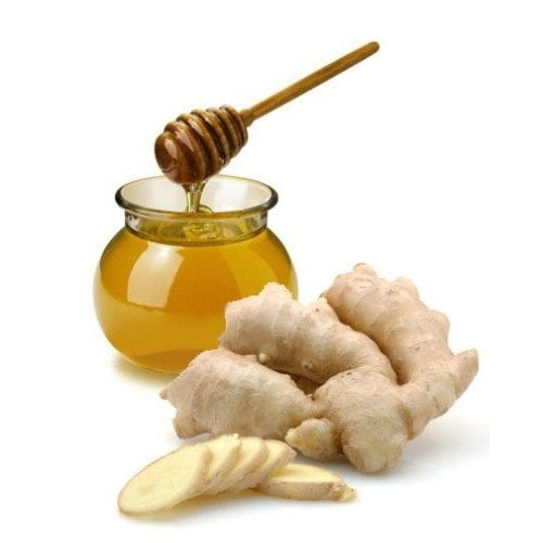 الزنجبيل والعسل لعلاج التهاب الحلق-التشافي بالغذاء