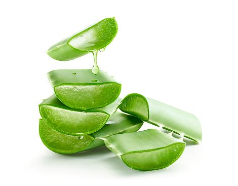 يتم استخدام جل الصبار موضعياً لعلاج المشكلات الجلدية والبشرة-التشافي بالغذاء